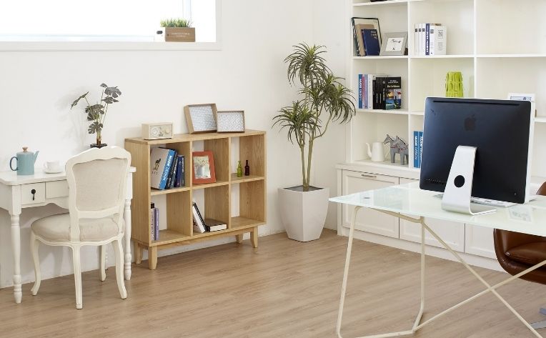 Office Homeschool Room Luxury Vinyl Flooring